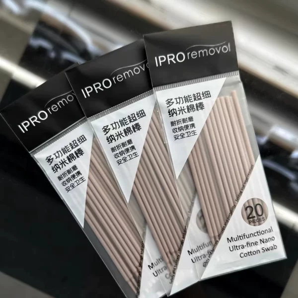 One customer, one package: eyebrow removal dedicated hair plucking and essence applying cleaning stick, long-headed nano cotton swab, special tool for tattooing